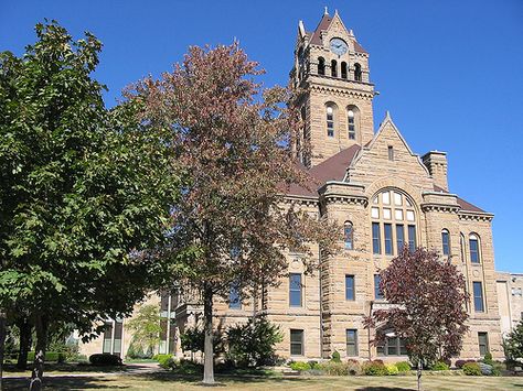 Ottawa County #Courthouse in #PortClinton, #Ohio.   Join us at the Ohio Courthouses Symposium on May 16, 2014 to save Ohio's county courthouses! http://www.ccao.org/ohio-courthouses-symposium Ottawa, Ohio, House Styles, Architecture, Building