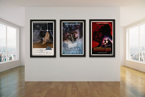 Hollywood Glam Bedroom, Movie Poster Display, Yoda Poster, Mandalorian Poster, Star Wars Wall Decal, Movie Posters Decor, Canvas Painting Home Decor, Movie Poster Room, Home Cinema Room