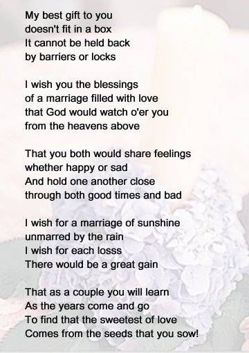 Bridal Shower Poems Bridal Shower Poems, Poem To My Daughter, Blessing Poem, Bridal Shower Quotes, Shower Quotes, Wedding Ceremony Readings, Bride Speech, Maid Of Honor Speech, Wedding Blessing