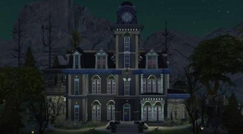 Addams Family Mansion, Addams Family House, Family Mansion, Dark Vampire, Vampire Witch, Sims 4 Gallery, The Addams Family, 90s Movies, Perfect Family