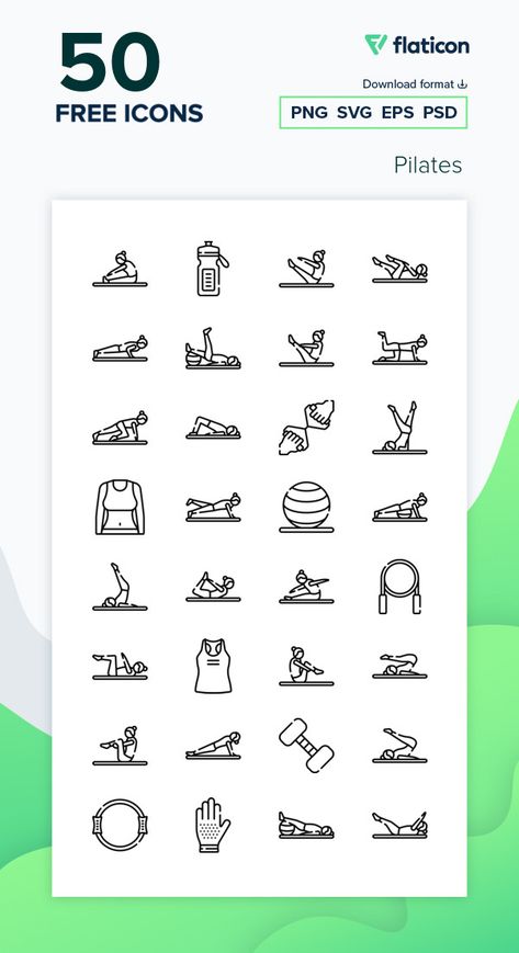 Pilates Excersice, Move Icon, Pilates Logo, Embroidery Journal, Free Icons Png, Fitness Icon, Sweet Ideas, Free Icon Packs, Wallpaper Space