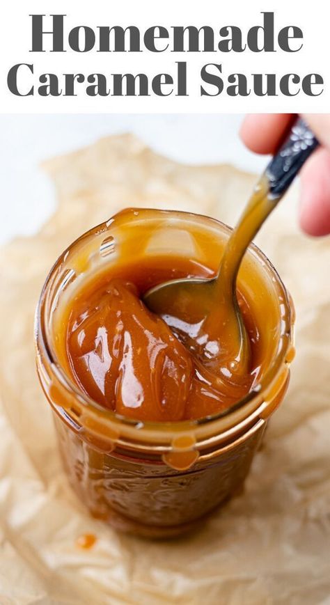 Caramel Recipes Sauce, Homemade Caramel Sauce, Low Carb Cheesecake, Salted Caramel Sauce, Valentine Desserts, Caramel Recipes, Homemade Caramel, Sweet Sauce, Ice Creams