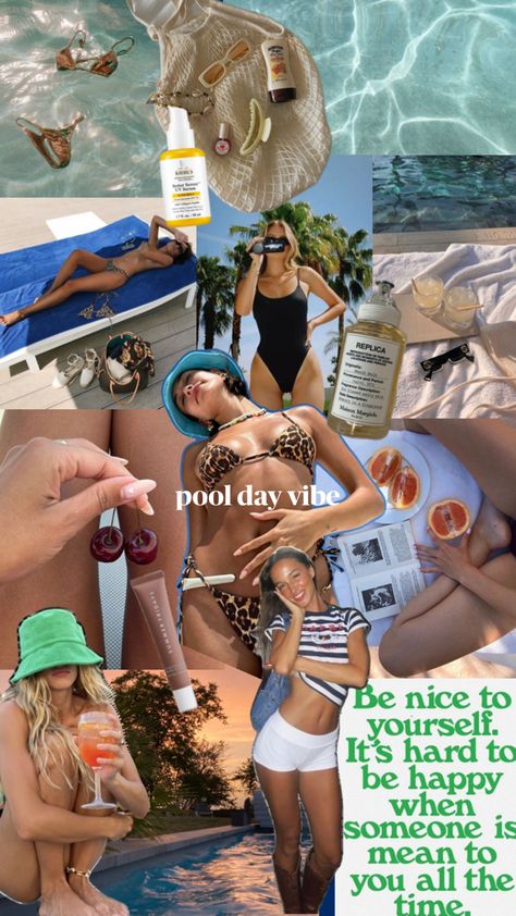 pool side shuffle pool day pool essentials sunset california girls Pool Side Aesthetic, Pool Day Aesthetic, Sunset California, Pool Essentials, Day Aesthetic, Pool Day, Pool Side, Winter Break, Summer Fridays