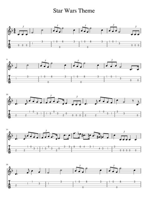 Ukelele Tabs Fingerpicking Disney, Ukulele Songs Tabs Tablature, Star Wars Guitar, Ukulele Songs Tab, Star Wars Guitar Tab, Ukulele Fingerpicking Songs Tab, Ukulele Fingerstyle Tab, Fingerpicking Guitar Songs, Ukulele Tabs Fingerpicking Easy