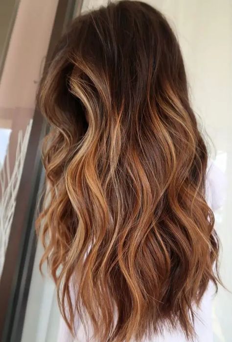 Dive into the summer of 2024 with the latest hair color trends for women. From soft, sun-kissed brunettes highlights to bold balayage, we bring you the most coveted ideas for a fresh look. Whether you're a blonde, brunette, or love dark hair, our inspiration for blondes, brunettes long, and short styles cater to every mood. Explore trendy brown hair, cute brunettes dark, and vibrant color patterns that set the tone for the season. Get ready to buy into the hottest trends and color your summer wi Trending Brunette Hair Color, Summer Hair Color For Brunettes Highlights, Soft Summer Hair Color Ideas, Dark Caramel Hair Color, Bold Balayage, Trendy Brown Hair, Latest Hair Color Trends, Dark Caramel Hair, Caramel Hair Color