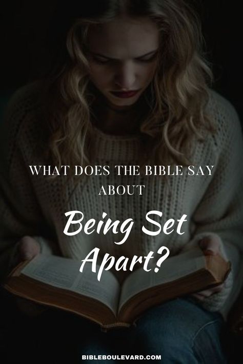 What Does the Bible Say About Being Set Apart? Set Apart, Bible Notes, Bible Knowledge, In A Nutshell, Bible Journaling, The Bible, Bible Study, Verses, Bible Verses