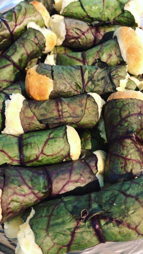 Beet leaf Holubtsi – babainthebaking Beatnik Dough, Beatniks Recipe, How To Make Beetnicks, Stuffed Beet Leaves, Beatnik Recipe, Beetnicks Recipe, Beet Buns, Beet Leaves Recipe, Ukrainian Meals