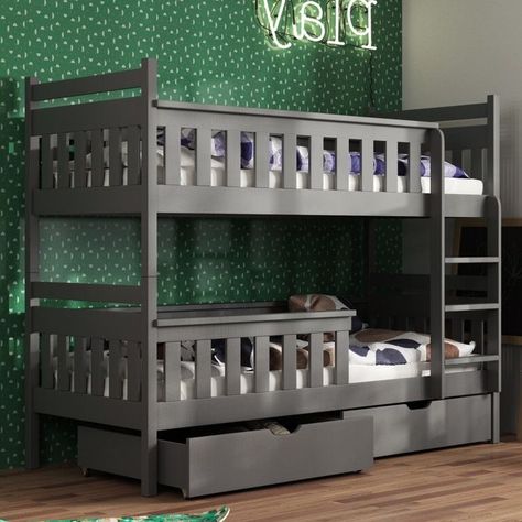 Double Deck Bed Ideas, Double Deck Bed Design, Kids Double Bed, Double Deck Bed, Cabin Beds, Bunk Bed With Storage, Single Bunk Bed, Double Bed Designs, Diy Bunk Bed