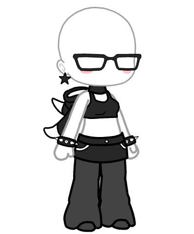 Emo Gacha Life Outfit, Gacha Life Inspo Outfit, Gacha Life Clothing Ideas, Gacha Club Outfit Fancy, Grunge Gacha Life Outfits, Gacha Club Pants Ideas, Gacha Life 1 Outfits, Gacha Life Girl Outfit Ideas, Gacha Life Outfits Female