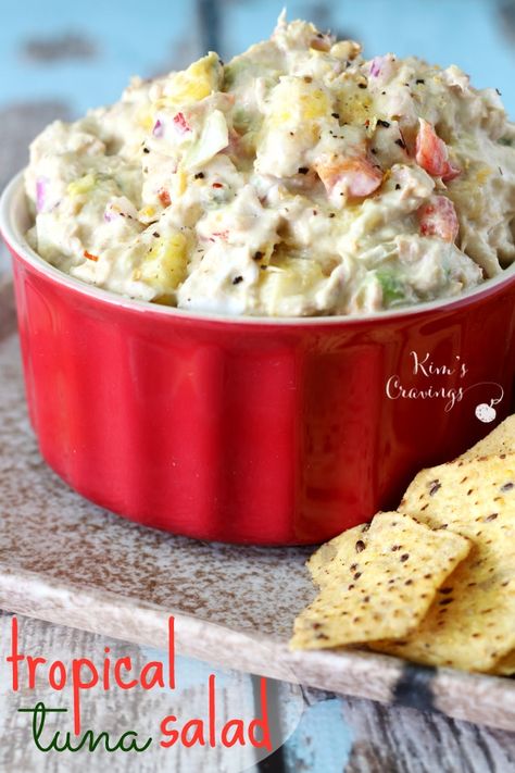 . Tuna Salad Recipe Healthy, Mango Pineapple, Tuna Salad Recipe, Healthy Food Facts, Cheap Healthy Meals, Tuna Recipes, Healthy Diet Recipes, Tuna Salad, Recipe Healthy