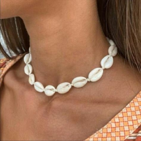 Questions? Leave A Comment Below! Cowrie Shell Jewelry Necklaces, Seashell Choker, Preppy Necklaces, Necklace Seashell, Cowrie Shell Jewelry, Sea Necklace, Necklace Shell, Cowrie Shell Necklace, Ron Jon