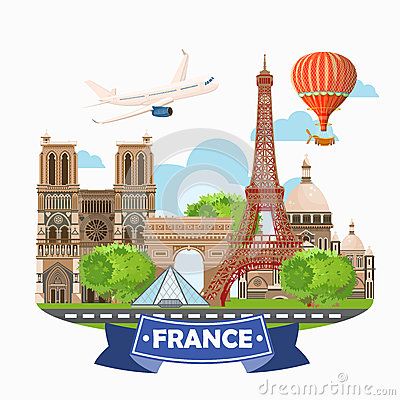 Traveling To France, France Destinations, Paris Illustration, Info Graphic, Social Media Photography, Destination Voyage, Travel Illustration, Children Images, Travel Instagram