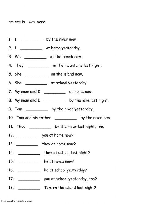 Grammar interactive and downloadable worksheet. You can do the exercises online or download the worksheet as pdf. Is Was Are Were Worksheet, Is Am Are Worksheets For Grade 2, Am Is Are Worksheets For Grade 1, Is Am Are, Was Were Worksheet Grade 2, Is Am Are Worksheets Grade 1, Am Is Are, Is And Are Worksheets, Was Were Grammar