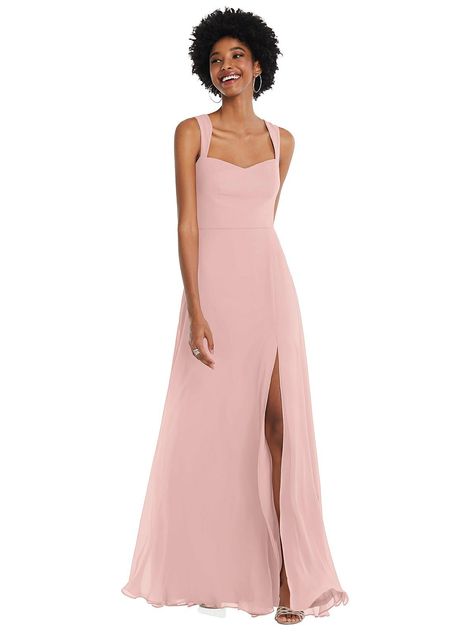 Dessy Collection, Pale Peach, Infinity Dress, Bridal Party Dresses, On The Dance Floor, Bridesmaid Style, Dress Order, Chiffon Maxi, Chiffon Maxi Dress