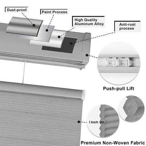 Vinyl mini blinds