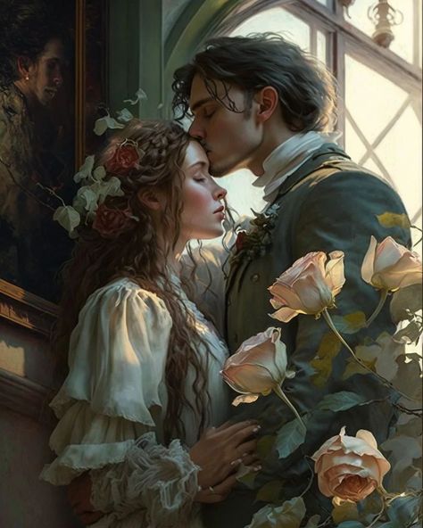 Image Couple, Fantasy Couples, Romance Art, Cute Couple Art, Dessin Adorable, Arte Fantasy, Romantic Art, Fantasy Romance, Couple Art