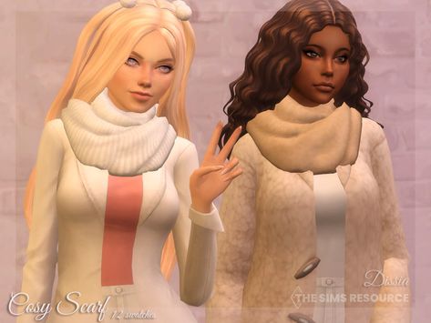 The Sims Resource - Cosy Scarf (Accessory) Bodysuit Pattern, Maxis Match Cc, Cc Folder, Sims 4 Game Mods, Sims 4 Expansions, Tumblr Sims 4, Best Sims, Best Mods, Kids Scarf