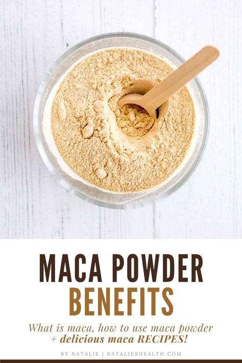 Maca is a common ingredient in Peruvian cooking for thousands of years. Lately, it has been mainstreamed and used in everything from smoothies, lattes to supplements. There are countless maca powder benefits. What is the evidence behind these claims, uses, and side effects. + Maca RECIPES to try! Benefits Of Maca Powder, Maca Powder Recipe, Maca Powder Benefits, Benefits Of Maca, Maca Recipes, Powder Supplements, Maca Benefits, Black Maca, Maca Root Powder