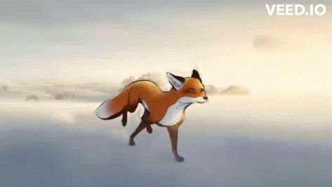 Fox Animation, Fox Gif, Animation Drawing Sketches, Canine Drawing, Animation Sketches, Pet Fox, Greek Mythology Art, Anime Animals, Motion Design Animation