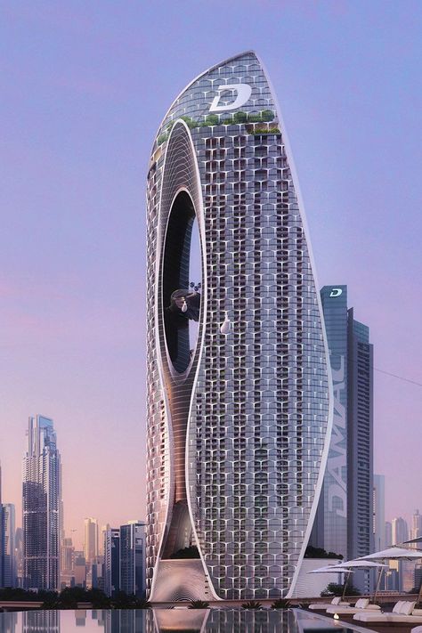 Dubai Architecture Buildings, Damac Dubai, Parametric Building, Dubai Buildings, Architecture Design Presentation, Dubai Architecture, Facade Architecture Design, Conceptual Architecture, Parametric Architecture