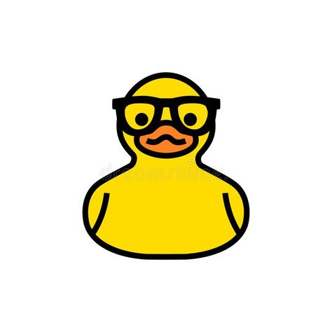 Rubber yellow duck in sunglasses icon isolated vector illustration Duck Illustration, Yellow Duck, Background Illustration, Rubber Duck, White Background, Stock Vector, Vector Illustration, Sunglasses, Yellow