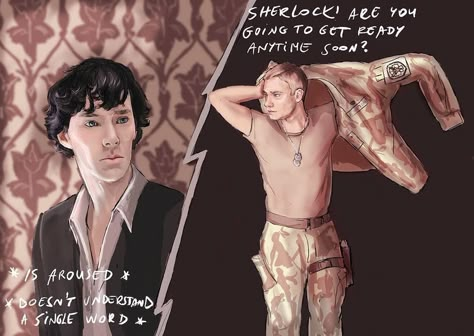 Johnlock Fanfiction, Johnlock Fanart, Sherlock Art, John Lock, Sherlock Holmes Benedict, Sherlock Holmes 3, Watson Sherlock, Benedict Sherlock, Sherlock Quotes