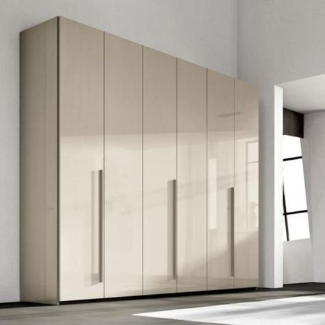 Inexpensive Italian wardrobes glossy lacquer hinged door contemporary style bedroom furniture | Robinsons Beds High Gloss Laminate Wardrobe, High Glossy Laminate Wardrobe, Glossy Laminate Wardrobe Design, Glossy Wardrobe Designs, Laminate Wardrobe Design, Italian Wardrobe, Wardrobe Color Guide, Wardrobe Laminate Design, Wall Wardrobe Design