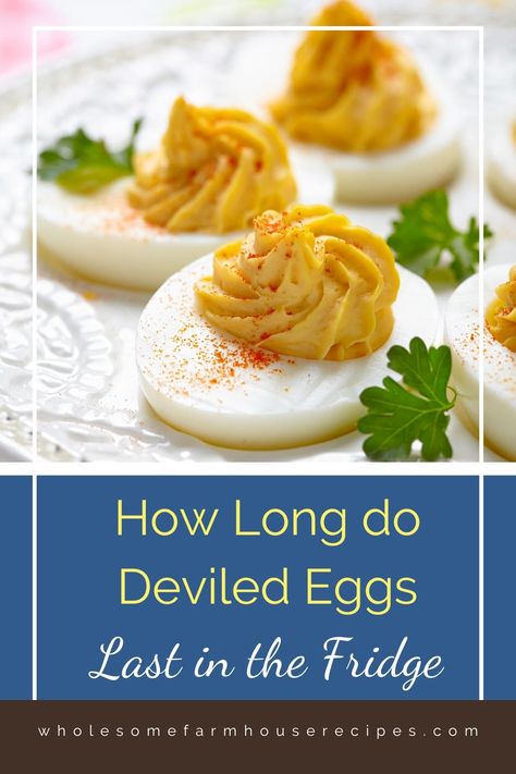 How Long do Deviled Eggs Last in the Fridge Storage Tips, Food Lion, Deviled Eggs, My Family, Lion