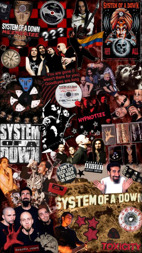 the band ever #systemofadown #soad #metal #numetal #serjtankian #music Steal This Album, Band Wallpapers, System Of A Down, Silly Images, Star Wallpaper, Imagine Dragons, Music Wallpaper, Cute Little Things