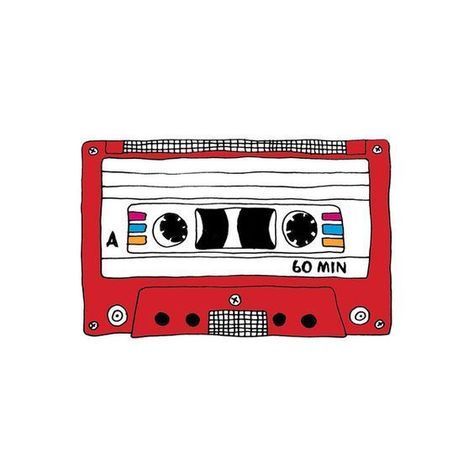 Cassette Drawing, Two Point Perspective, Vintage Cassette, Point Perspective, 13 Reasons, Cassette Tape, Retro Prints, Cassette Tapes, Vintage Posters