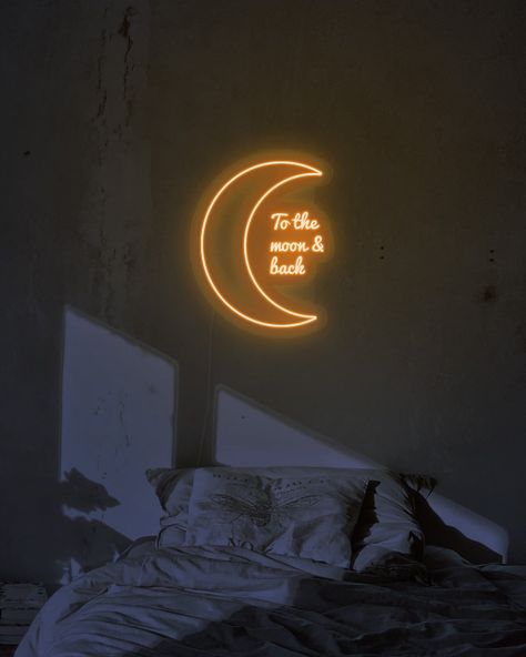 #NeonLightSigns #BrightIdeas #NeonSigns #BrightIdeas Neon Sign Astethic, Led Lights Signs Neon, Neon Wall Sign Bedroom, Neon Signs Bedroom Quotes, Led Words Lights Neon Signs, To The Moon And Back Wallpaper, Glow Signs Neon, Neon Room Signs, Neon Light Signs Aesthetic