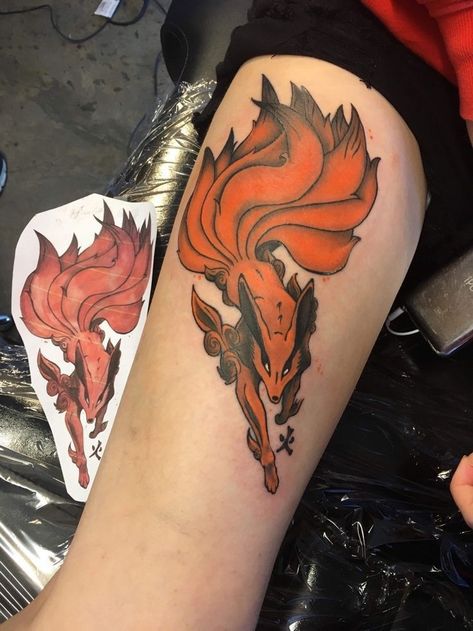 Cute Naruto Tattoo, Naruto Tattoo Kakashi, Anime Tattoos Naruto, Kurama Tattoo, Teacher Tattoo, Naruto Tattoos, Pikachu Tattoo, Forever Tattoo, Her Tattoo