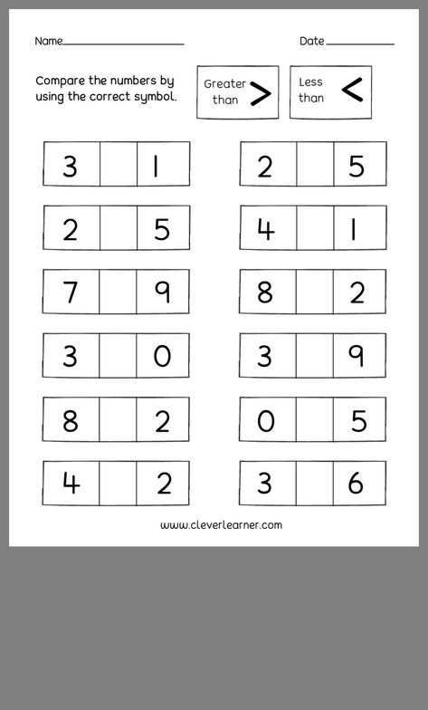 Greater Than , Less Than Interactive Worksheet in 2024 | 1st grade math worksheets, Kindergarten math worksheets addition, Math sheets Kids Math Activities, Kindergarten Math Worksheets Addition, Mental Maths Worksheets, Fun Math Worksheets, Greater Than Less Than, Math Practice Worksheets, Math Board, Kindergarten Reading Activities, Math Sheets