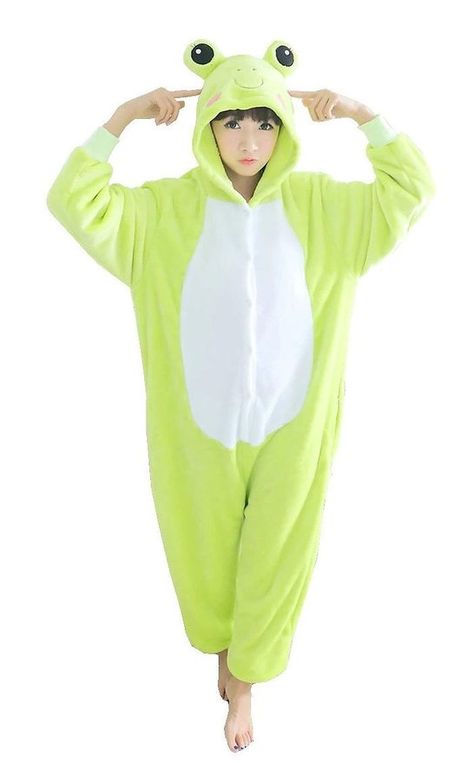 Pyjamas Onesie, Christmas Party Wear, Frog Costume, Pajama Costume, Onesie Costumes, Animal Onesie, Animal Pajamas, One Piece Cosplay, Animal Slippers