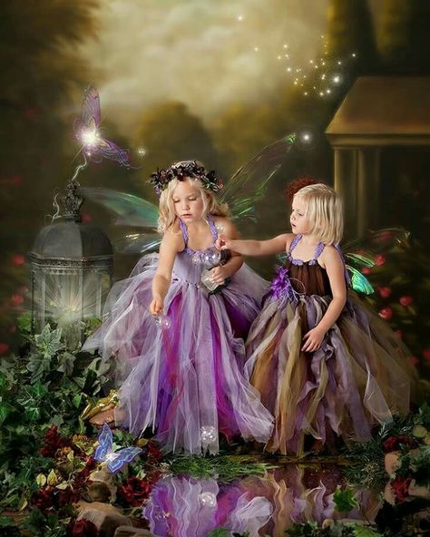 . Garden Fairy Costume, Fairy Photography, Fairy Costumes, Fairy Photoshoot, Fairies Photos, Fairy Pictures, Fairies Elves, Studio Portrait, Beautiful Fairies