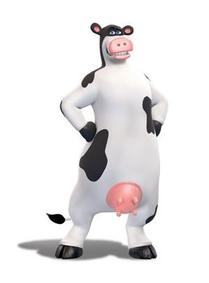 Barnyard The Original Party Animals Otis Otis The Cow, Meme Characters, Female Cow, The Barnyard, City Folk, Spooky House, Costumes For Teens, Silly Cats Pictures, Cartoon World