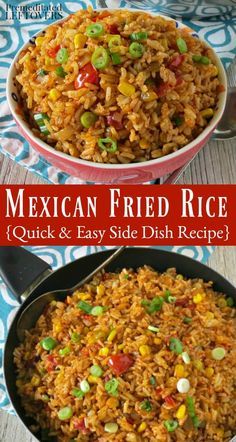 Traditional Mexican Rice, Mexican Style Rice, Mexican Fried Rice, Mexican Fries, Rice Side Dish Recipes, Mexican Rice Recipes, Mexican Recipe, Rice Recipes For Dinner, Rice Side Dishes