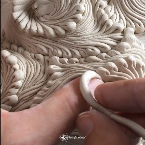 Power of Positivity - Artist Creates Coil Ceramic Sculptures Ceramic Coil Sculpture, Open Coil Pottery, Ceramic Coiling Ideas, Ceramic Texture Techniques, Additive Texture Ceramics, Coil Pottery Ideas Unique, Ceramic Inspiration Ideas, Coil Ceramics Projects, Coil Pot Ideas Ceramics