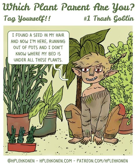 Cartoonist Illustrated 6 Types Of Plant Owners. Which Plant Parent Are You? | Bored Panda Which One Am I, Grim Reaper Images, Plant Jokes, Gardening Memes, Mom Meme, Tattoo Plant, Urban Farmer, Plant Parent, Plants Are Friends