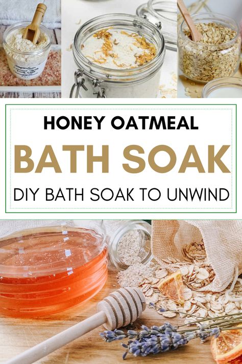 Discover the art of the perfect bath routine with these blissful DIY bath soak recipes. Pamper yourself with homemade bath salts, soothing honey oatmeal bath soaks, and learn how to have a truly relaxing bath experience. Treat your mind and body to some self-care indulgence. Diy Bath Tea Recipes, Diy Bath Soak Recipes, Oatmeal Bath Soak, Diy Bath Salts With Essential Oils, Bath Salts Diy Recipes, Bath Tea Recipe, Homemade Bath Salts Recipe, Homemade Bath Salts, Diy Bath Soak