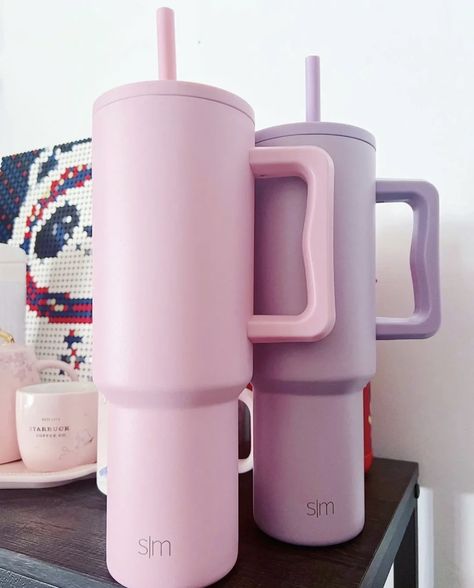 Slm Water Bottles, Tumblr Water Bottle, Simple Modern Cup, Simply Modern Tumbler, Simple Modern Tumbler, Simple Modern Tumbler With Straw, Simple Modern Water Bottle, Pink Yeti With Straw, Simple Modern 40 Oz Tumbler