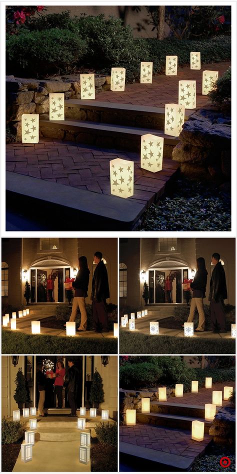 Walkway Decorations Party, Walkway Lighting, Great Gatsby Party, Rustic Fall Wedding, Party Rock, Path Lights, Sweet 16 Parties, Masquerade Party, Sweet 16 Birthday