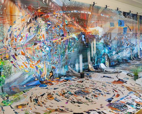 'We Have So Much Illusion': Watch Artist Sarah Sze Blend the Tactility of Organic Materials With the Intangibility of Images Sarah Sze, Storm King Art Center, Art Alevel, Storm King, Family Painting, Women Artists, King Art, Outdoor Sculpture, Organic Materials