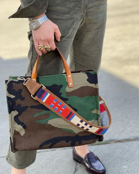 PARKER THATCH on Instagram: “Our new geometric beaded strap just arrived and it is a must have! Truly you can pair with any bag! #easeandelegance #wearitwithswagger…” Parker Thatch, Tennis Jewelry, Beautiful Beadwork, Stripe Shirt, Military Grade, Red Stripe, Shirt Fabric, Daily Essentials, Small Accessories