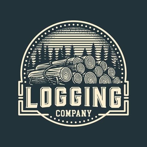 Vector wood work retro vintage logo desi... | Premium Vector #Freepik #vector #construction #wood #nature #tree Wood Company Logo, Construction Company Logo, Wood Company, Energy Logo, Construction Logo, Tree Service, Vintage Logo Design, Nature Tree, Wood Work