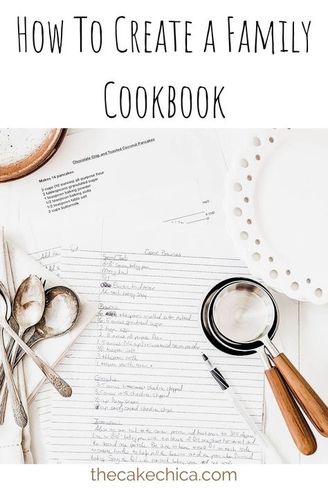 How To Create a Family Cookbook Pin Cookbook Ideas Make Your Own, How To Create A Cookbook, Scrapbook Recipe, Cooking Journal, Making A Cookbook, Make Your Own Cookbook, Scrapbook Recipe Book, Photo Book Inspiration, Family Cookbook Project