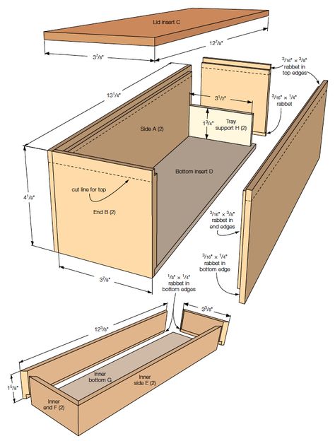 Wine box exploded view Wine Box Diy, Woodworking Tools List, Wood Wine Box, Advanced Woodworking Plans, Classy Halloween Decor, Woodworking Kits, Pallet House, Woodworking Cabinets, Wooden Wine Boxes