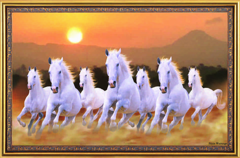 Seven Hours with Rising Sun this Art wall painting is for progress | Animals name with picture, Horse wallpaper, Horse canvas painting 7 Hours Painting, Seven Hours Wallpaper, 7 Hours Running Wallpaper, Hours Animal Wallpaper, Seven Horses Painting Vastu, Seven Horses Painting On Canvas, 7 Horses Running Painting Vastu, Seven Horse Painting, Running Horse Wallpaper For Phone