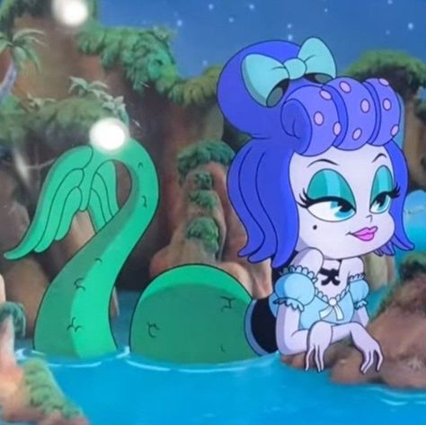 Cala Maria Pfp, Cala Maria Fanart, Cuphead Show Icons, Cala Maria Cuphead, Maria Cuphead, Boondocks Drawings, Cala Maria, Cuphead Fanart, Cuphead Game