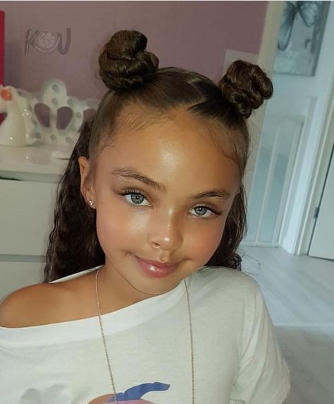 Mixed Kids Hairstyles, Mixed Girl Hairstyles, Easy Toddler Hairstyles, Mixed Girl, Girls Hairstyles Easy, Cute Hairstyles For School, Toddler Hairstyles Girl, Mixed Hair